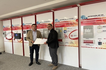 Singing agreement with Smart Business Technology for supply them Detnov Fire Alarm System In Baghdad City