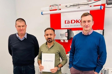 Visit Eng. Bishro to the DKC factory in Italy for test material that is prepared for the Mini Slava Residential Project in Erbil City - 2021
